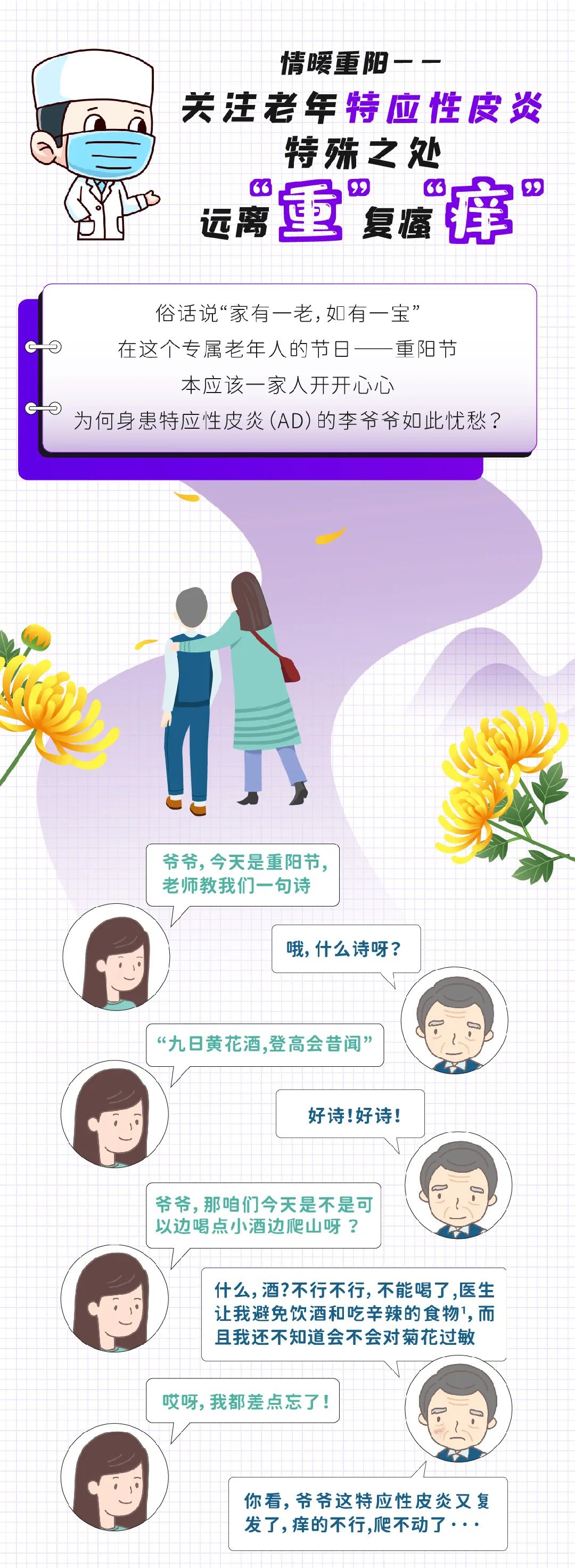 情暖重阳——关注老年特应性皮炎特殊之处，远离“重”复瘙“痒”