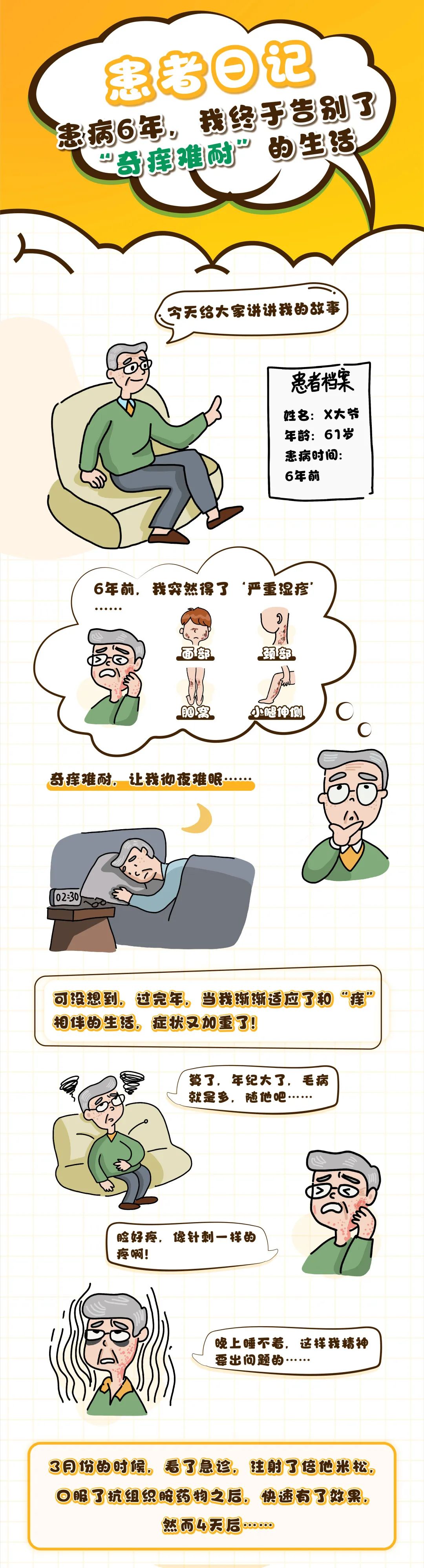 患者日记 | 患病6年我终于告别了“奇痒难耐”的生活